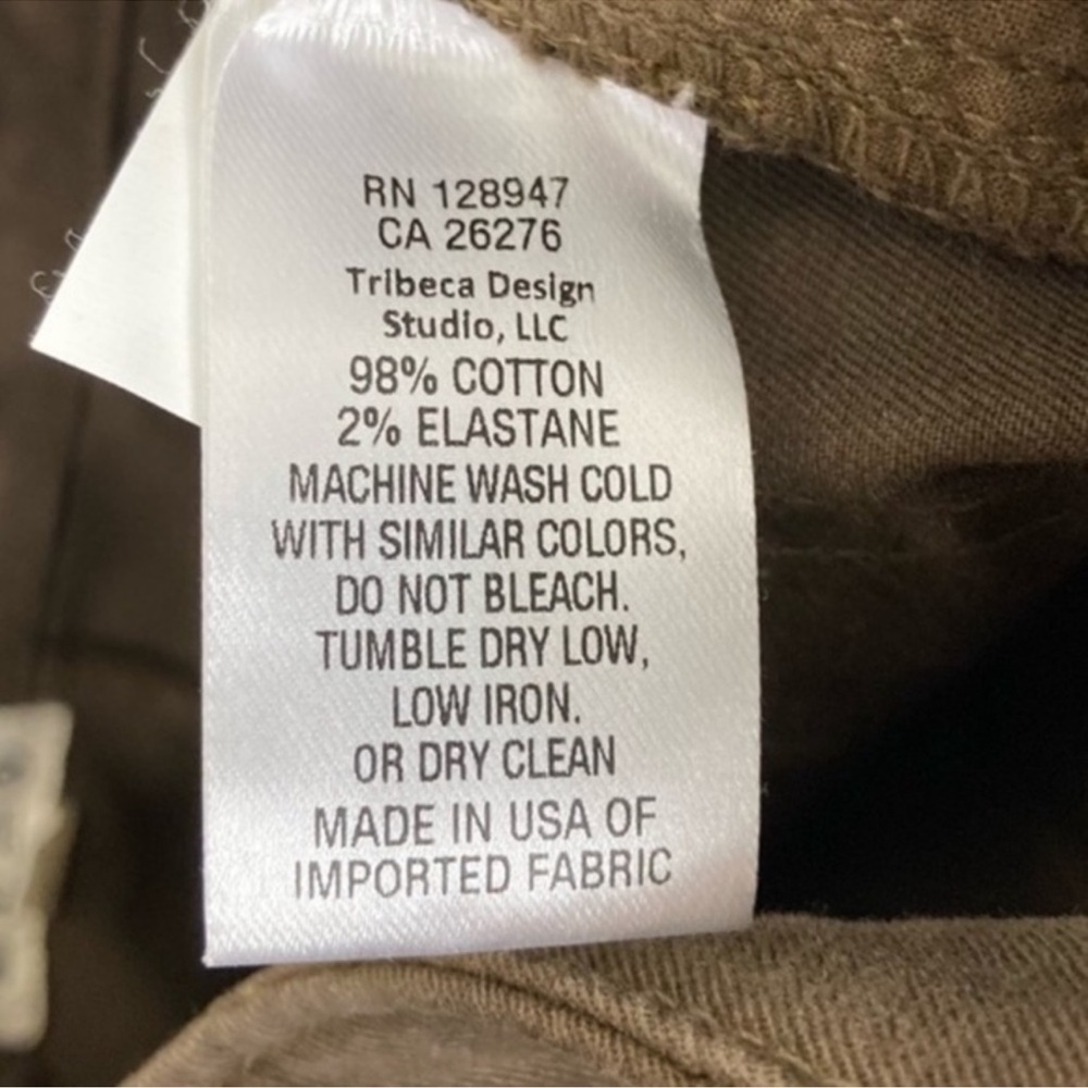 Nili Lotan French Military Style Brown Pants Size 6 - Picture 12 of 12